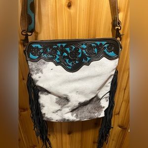 EUC Myra Cowhide Fringe Bag